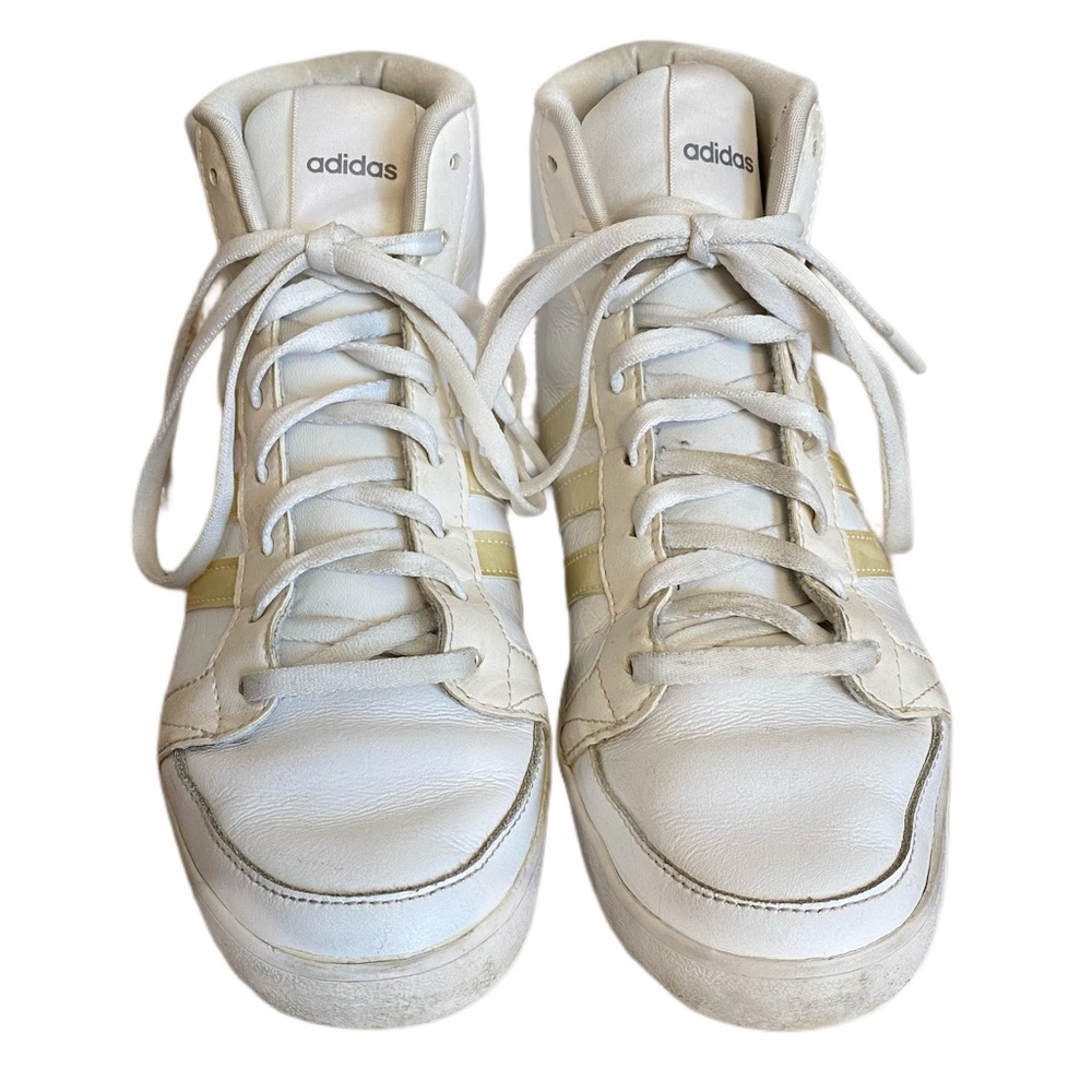 Adidas Neo Mid White Sneaker Cloud Foam Footbed Women’s Size 7